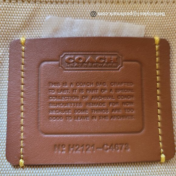 COACH Unisex 1941 Camera Glovetanned Leather with COACH Stamp Crossbody Bag⭐ - Picture 14 of 16